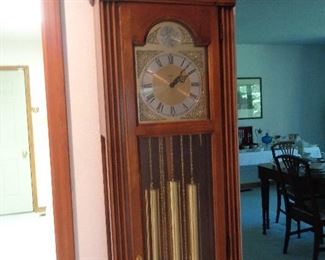 nice grandfather clock, works fine