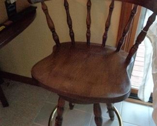 a lonesome bar stool