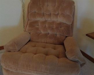 fabric recliner