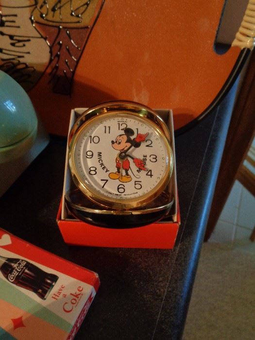 I know that you have always wanted a Mickey Mouse travel alarm w/original box