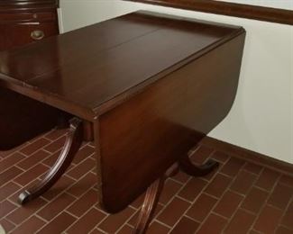 Drop leaf dining table and chairs