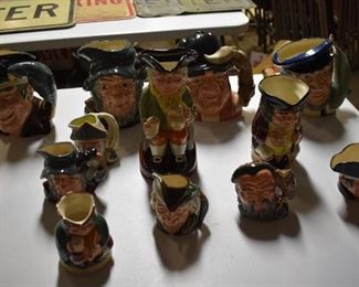Collection Old Germany Toby Mugs