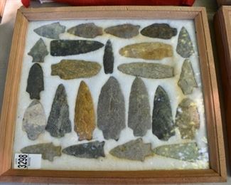 Large Collection Arrowheads Penley Estate!
