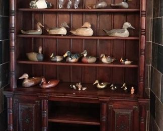 Spanish style custom bookcase