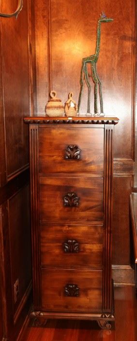 Wooden file cabinet