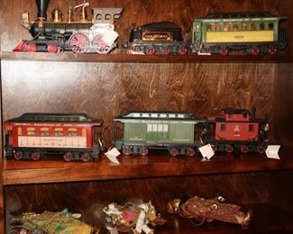 Jim Beam train car decanters