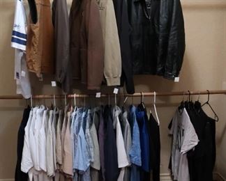 Men's clothing; size L and XL