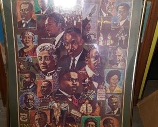 A Salute to Black Civil Rights Leaders Poster