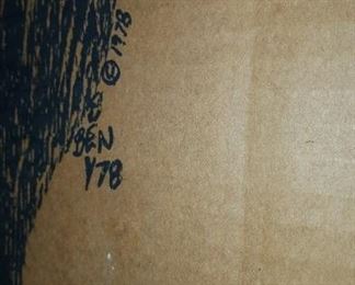 Art on Cardboard Signature