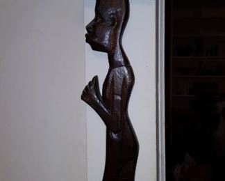 Carved Wood Wall Plaque