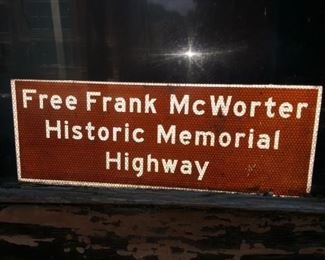 Free Frank McWorter Historic Memorial Highway