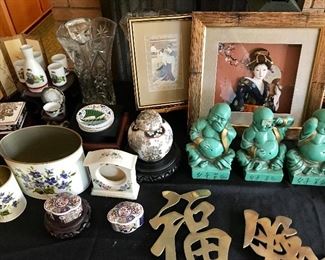 Tables full of beautiful and useful items.