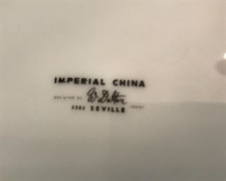Large 120 piece set Imperial China by Dalton, "Seville".