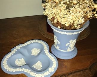 Wedgwood blue ware.