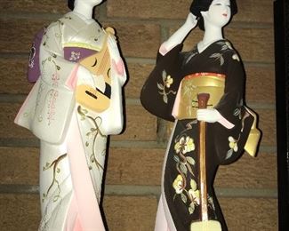 Hamilton Mint "Four Seasons" porcelain figurines.