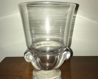 Steuben glass vase.