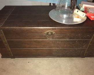 Cedar chest.
