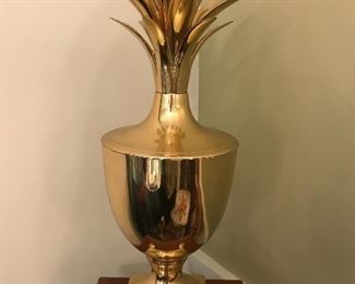 Large solid brass pineapple.