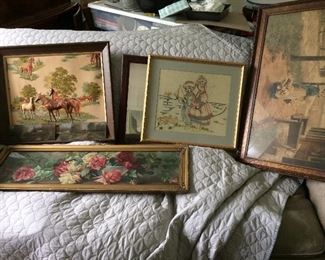 Vintage framed art