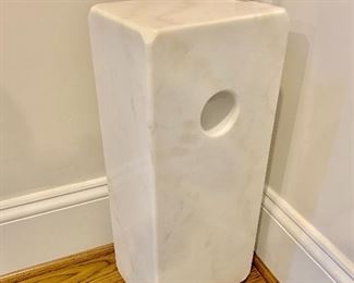 MCM "Arch" floor lamp with marble base