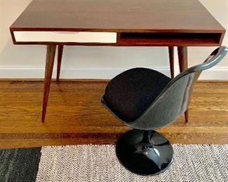MCM desk and Tulip chair