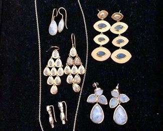 Labradorite, moonstone jewelry