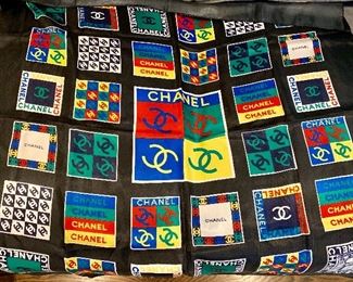 Faux Chanel scarf