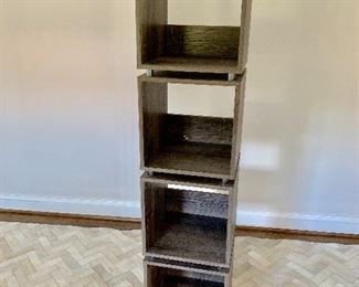 Faux Wood Container Store stacking cubes