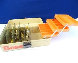Vintage Old Pal Bass Boss Spinner Box
