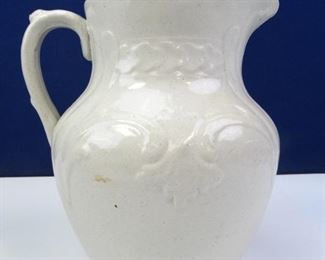 Vintage, Decorative Pottery Glazed Pitcher