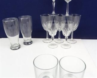 Miscellaneous Assortment of Glass Drink Ware
