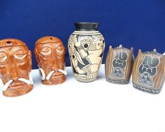 Aztec Bali Style Collectable Ceramics