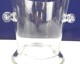 Large, Decorative Glass Display Bowl