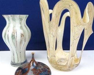 Glass Blown, ArtisticStyled Vases