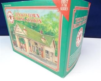 First in Series Collectible Porcelain Texaco Station