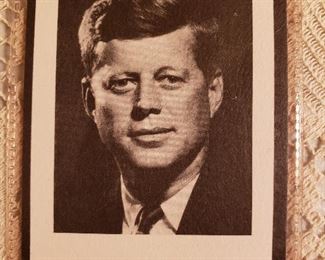 Vintage JFK prayer card 