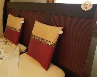 Detail of  contemporary queen bed/mattress