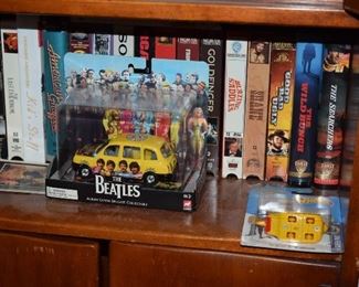 The Beatles Album Cover Die Cast Collectible, VHS Tapes