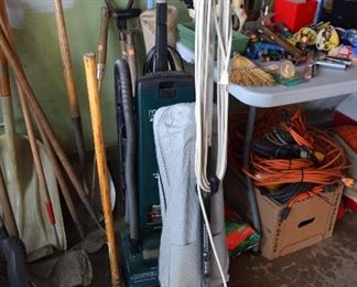 Oreck Vacuum Cleaner & Garage Items