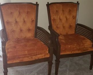 2 UPHOLSTERED CHAIRS 