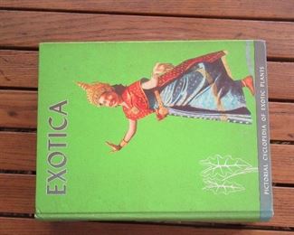 Rare collector's EXOTICA book depicting exotic plants of the world