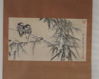 Vintage Japanese scroll