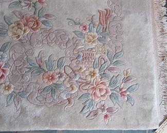 Hand-made, wool, Chinese rug--exquisite quality and design