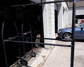 Metal Rolling Tire Carts