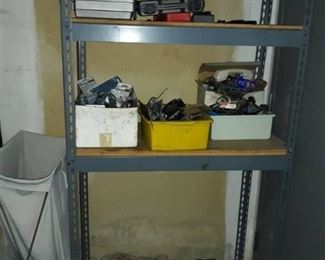 Metal and Wood Shelves - 4 shelves