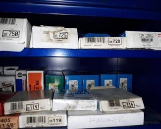 NAPA Parts Cabinet with Lots of Parts