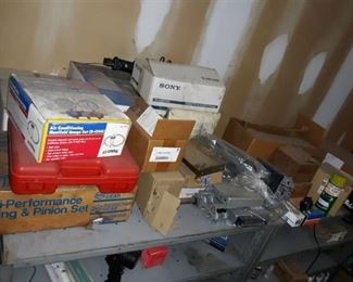 4 Metal Shelves Plus Most of Contents