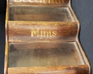 Antique Chewing Gum Drug Store DIsplay Case