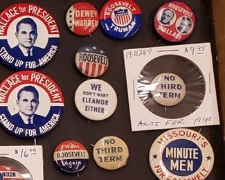 FDR Campaign Buttons