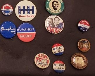 Vintage Campaign Buttons